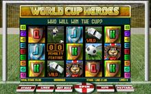 Sie können an WM mit World Cup Heroes online Video Slot teilnehmen.