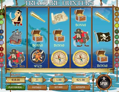 treasure hunters gamescale slot