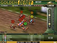 Golden derby - Net Entertainment Pferderennen Spiel ist ein Nervenkitzel