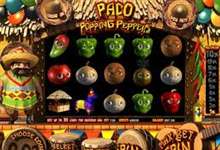 Dreidimensionale Lebensfreude mit Online Spielautomat „Paco and the popping Peppers“ von Betsoft.