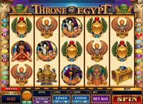 Throne of Egypt - Machen Sie einen Spaziergang unter den Pyramiden, wo Sie auch Schätze finden können